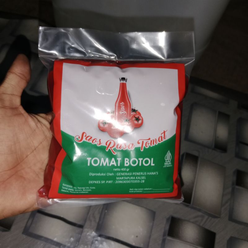 

TOMAT PENTOL CAP TOMAT BOTOL HANAS MARTAPURA