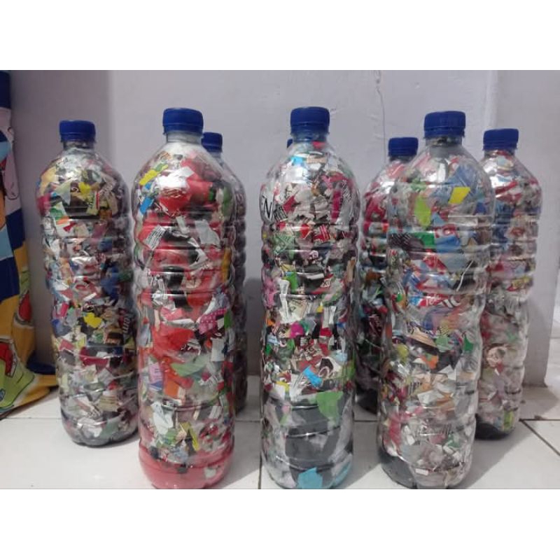 ECOBRICK 1 BOTOL AQUA BESAR