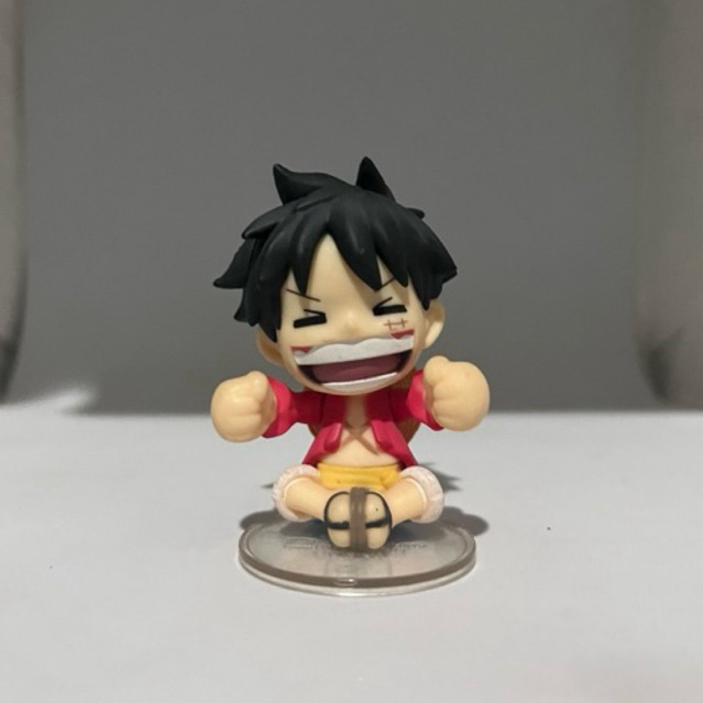 action figure be smile luffy one piece wcf fc mbh styling statue