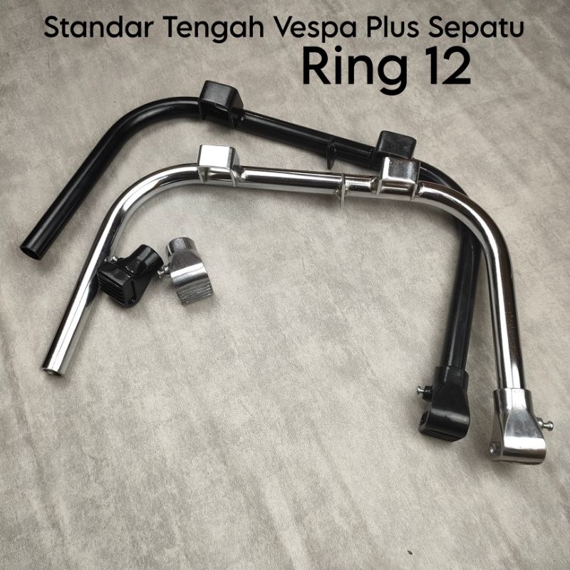 Standar Tengah Vespa Ring 12 Px Sprint Excel Set Sepatu