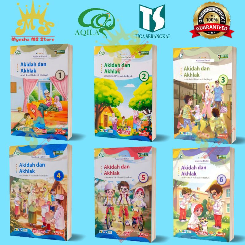 Akidah Dan Akhlak KMA 450, Kurikulum Merdeka kelas 1,2,3,4,5,6 (Tiga Serangkai)