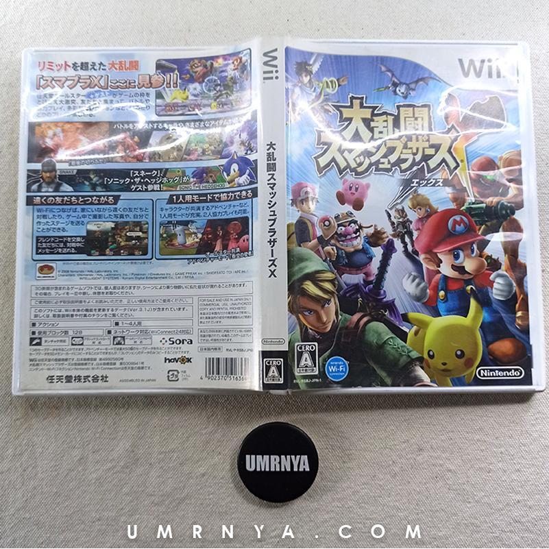 BOX ONLY, Super Smash Bros Brawl JP Kaset Nintendo Wii Mario Games