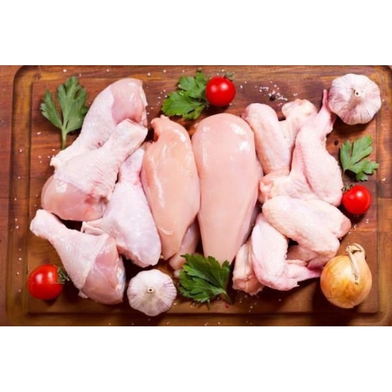 

ayam potong ( dada campur paha)