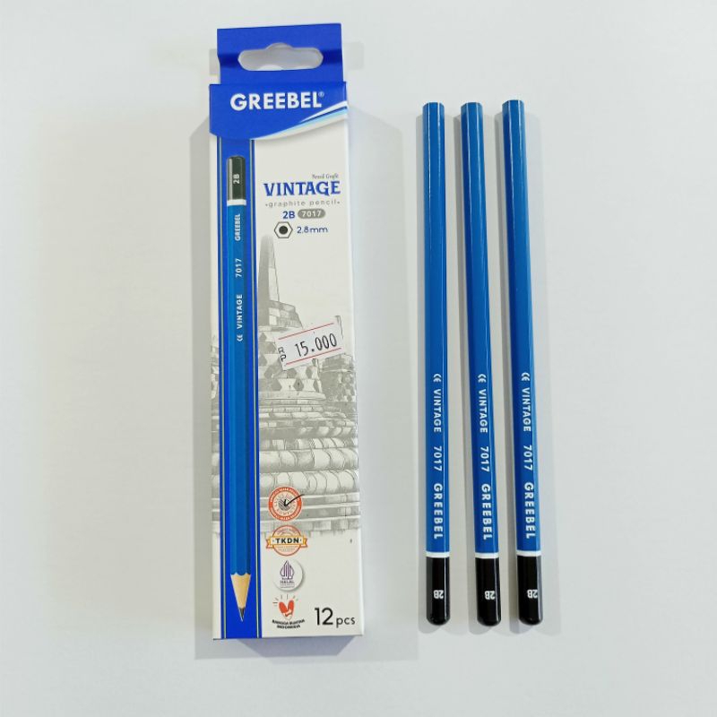 

PENSIL 2B GREEBEL VINTAGE 7017 PER 3PCS