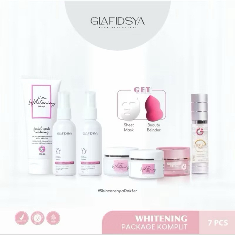 Glafidsya Promo Bundling Package Whitening Skin / Glafidsya Skincare