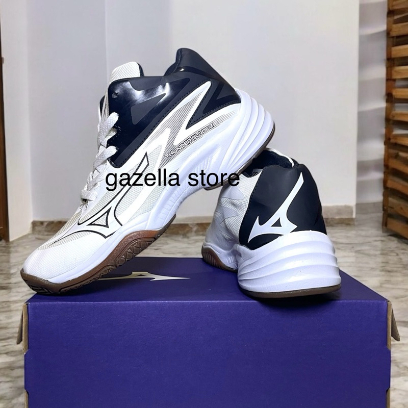Mizuno thunderblade z sepatu voli pria olahraga outdoor