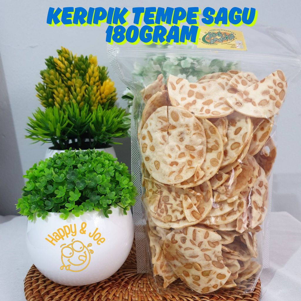 

Keripik Tempe Sagu/Tempe Sagu Crispy/Keripik Tempe Sagu Renyah/Keripik Tempe Sagu Oven 180ram