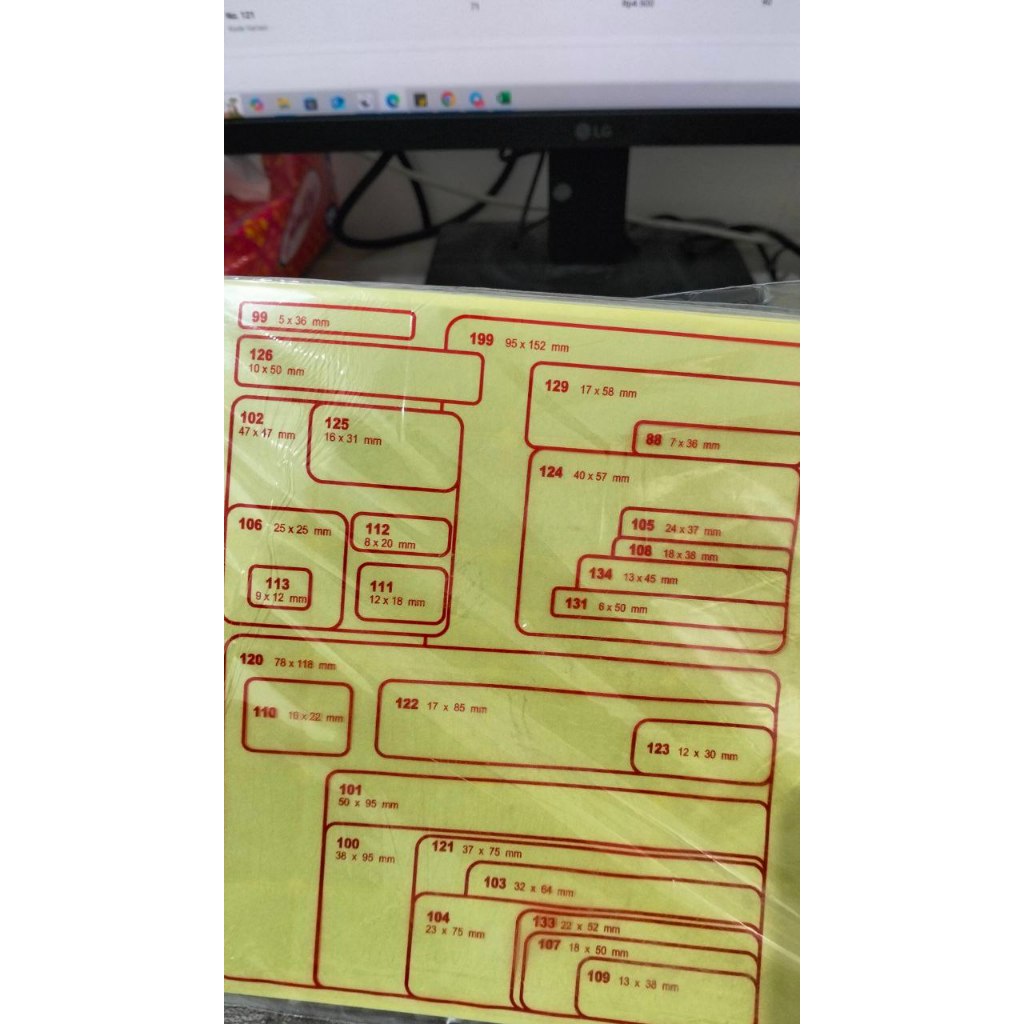 

Label Harga Label Stiker Bengyu Beng Yu Self Adhesive Label