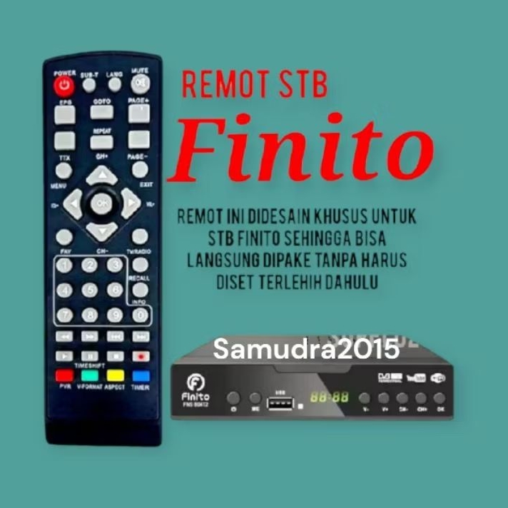 remot remote stb finito langsung pakai tanpa setting