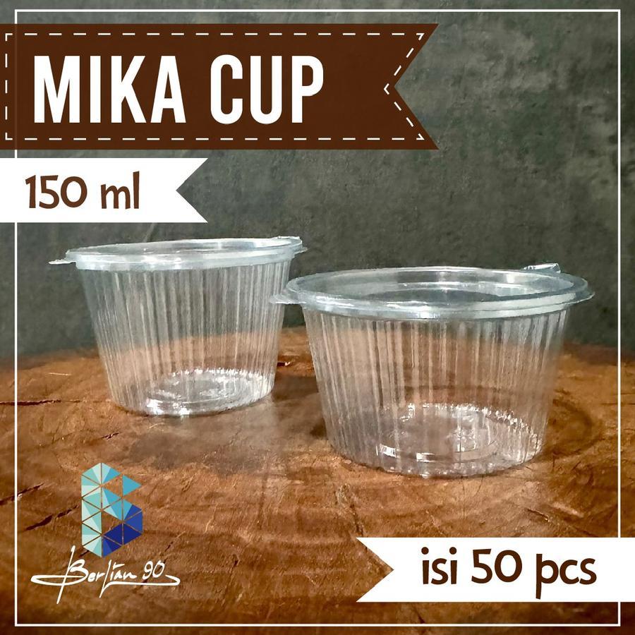 Tempat Saos Plastik 150 ml isi 50 / Cup Sambal / Sauce Container / Saos Cup Plastik / Mika 150 ml / 