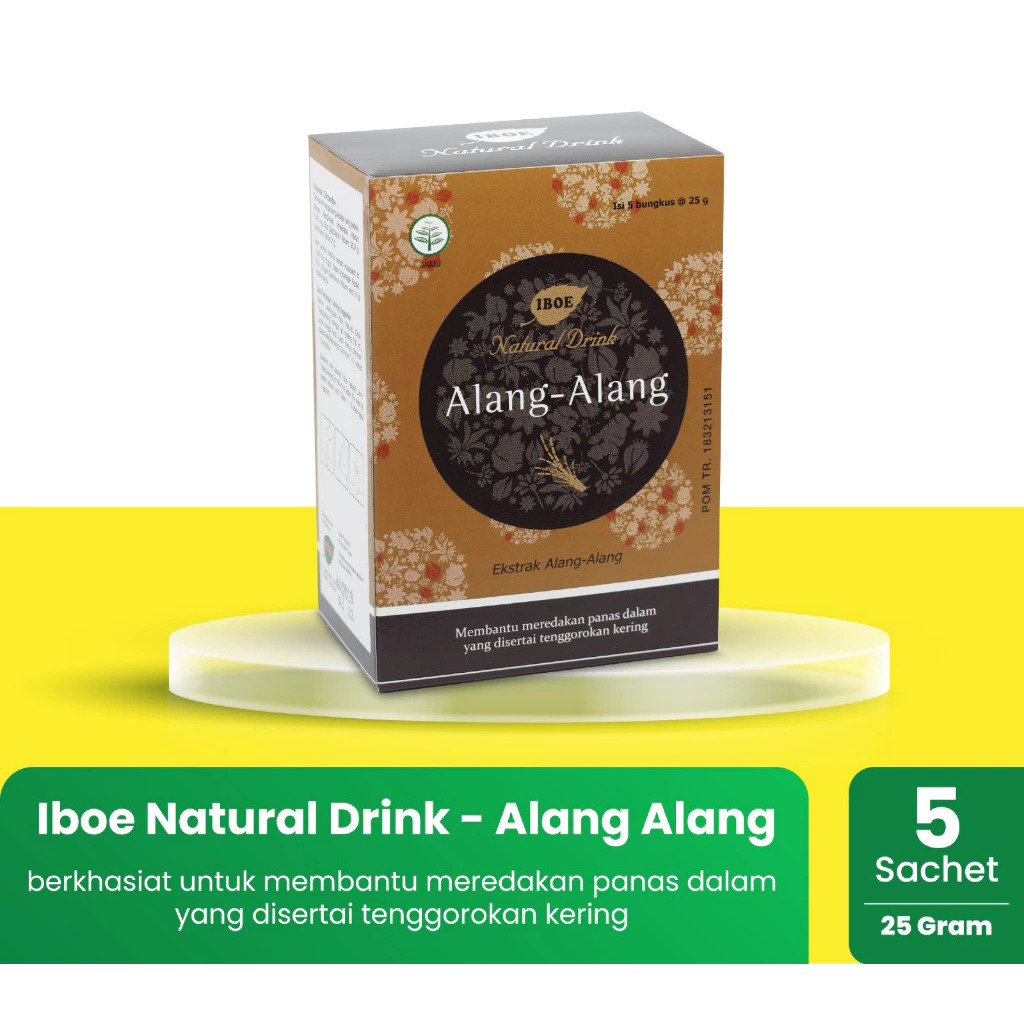 

Alang Alang 5's Sachet Cap Iboe - Meredakan Panas Dalam dan Tenggorokan Kering