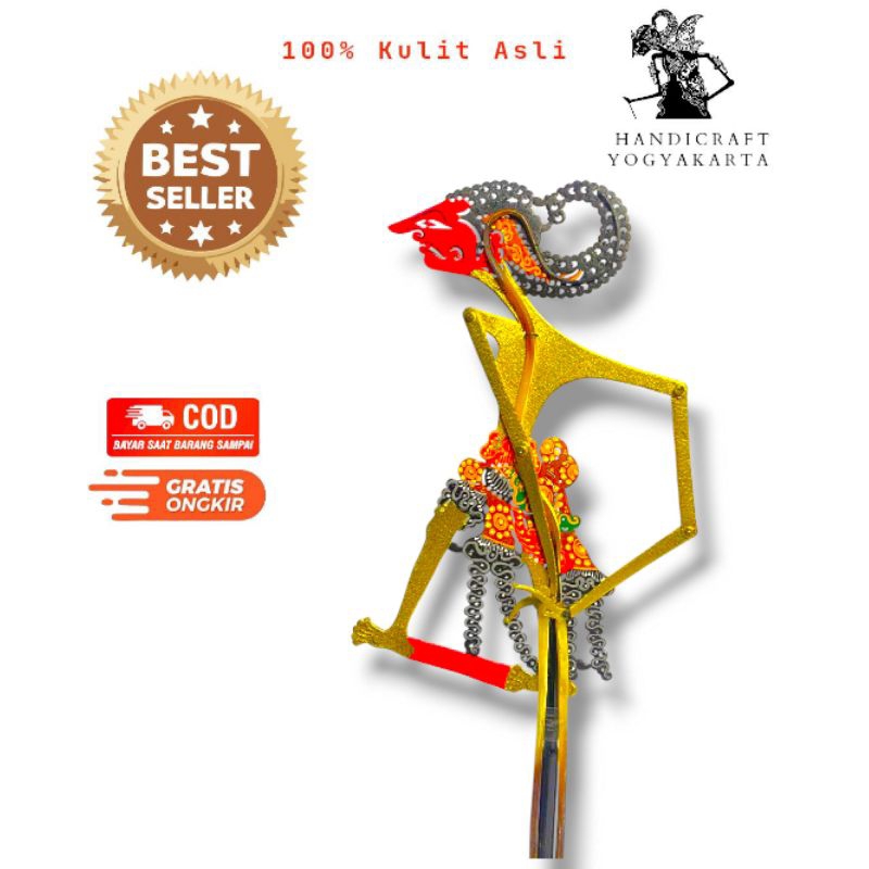 Wayang Kulit Asli Kambing Bambangan Wisanggeni