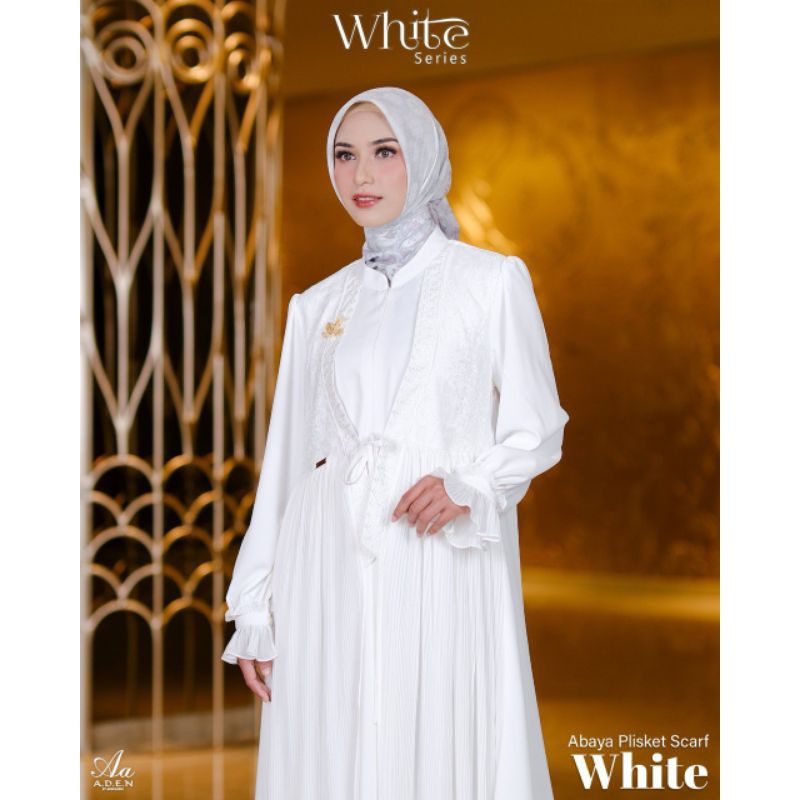 BLACK & WHITE SERIES PLISKET BY ADEN HIJAB