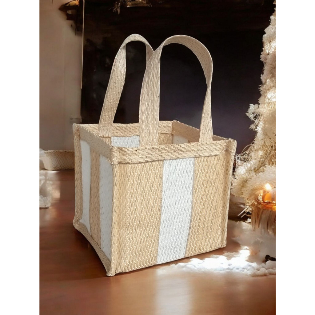 HAMPERS Tas Berkat Hajatan untuk Tahlil, Yasin, Walimah Ukuran Nasi Kotak 20x20