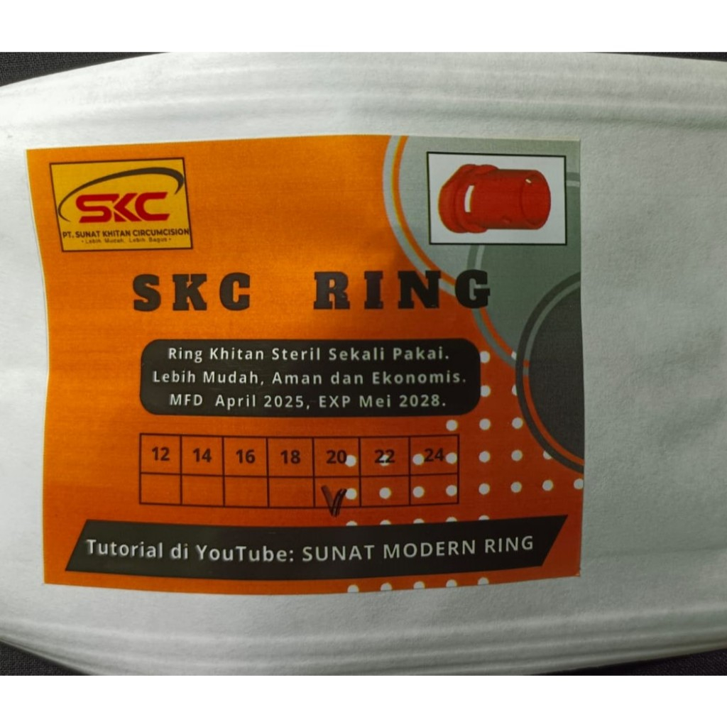 RING SUPER KHITAN: SKC RING  (Alat khitan metode ring  mudah digunakan  bahkan oleh pemula).