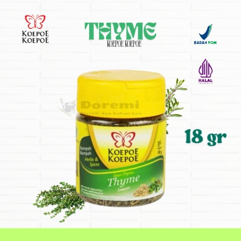 

Koepoe Koepoe THYME 18gr / Time Rempah / Herbs / Thyme rempah italia / Thyme botolan