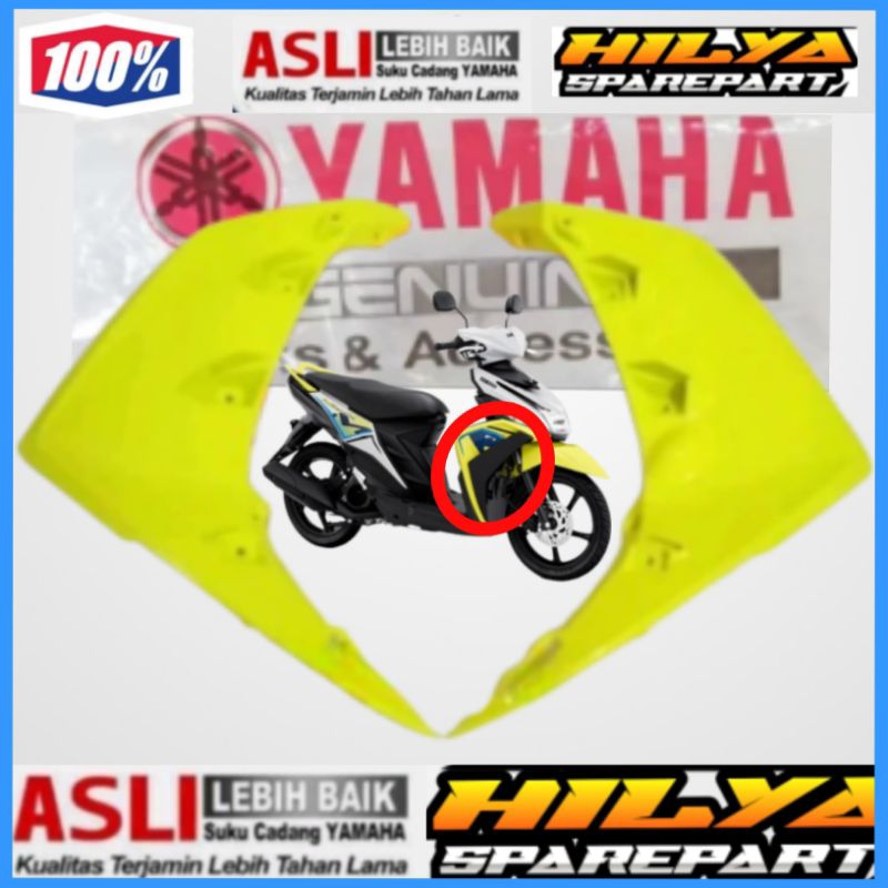 2PH-F835U-00-PL 2PH-F835V-00-PL PANEL SAYAP BODY DEPAN MIO M3 125 KANAN KIRI ORIGINAL YAMAHA