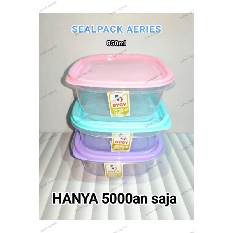 Biggy Sealware Aeries 850ml/Tempat Makan/Lunch Box Serbaguna Souvenir Ulang Tahun/Tempat Penyimpanan
