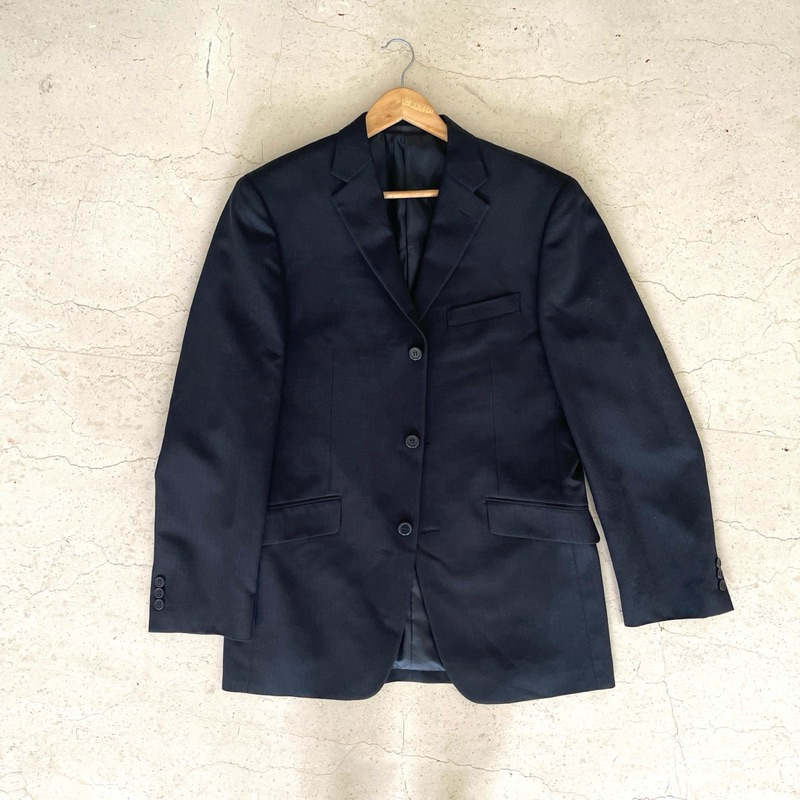Jas Hitam Suit Jacket G2000 50 L Black Slim Fit