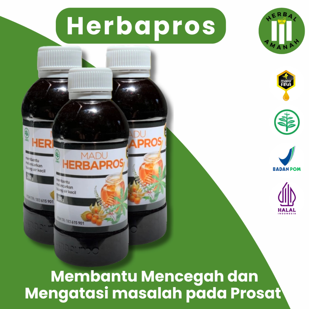 

Madu Herbapros Obat herbal Prostat Ampuh dan melancarkan buang air kecil