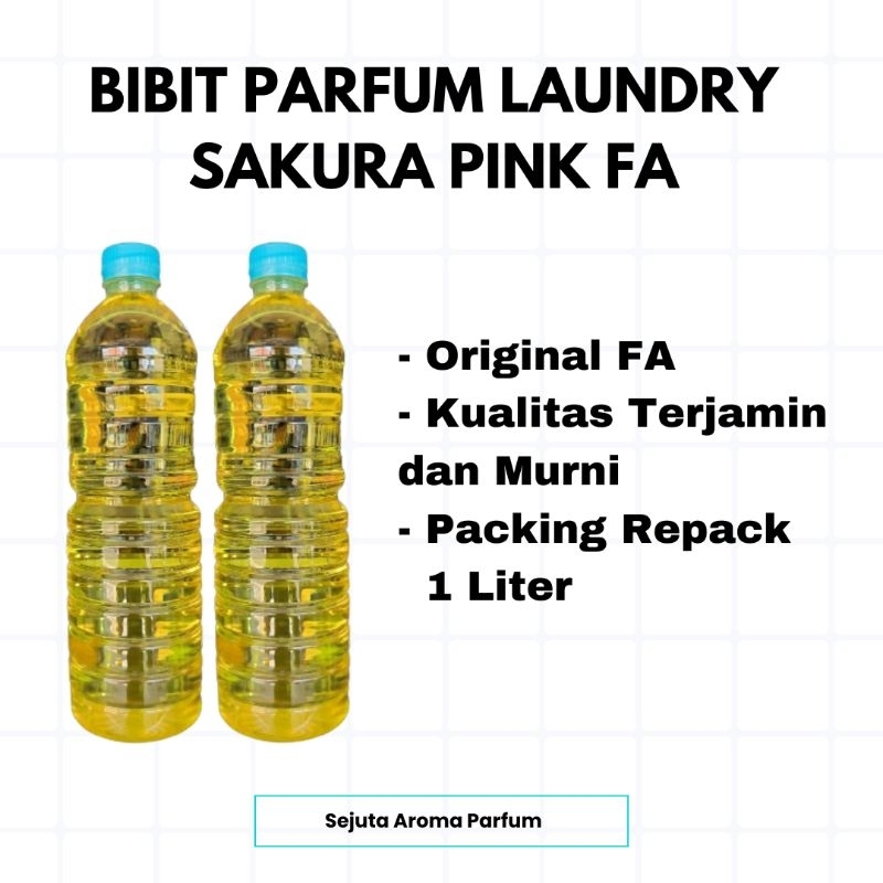 SAKURA PINK (BIBIT PARFUM LAUNDRY) ORIGINAL FA UK.1 Ltr