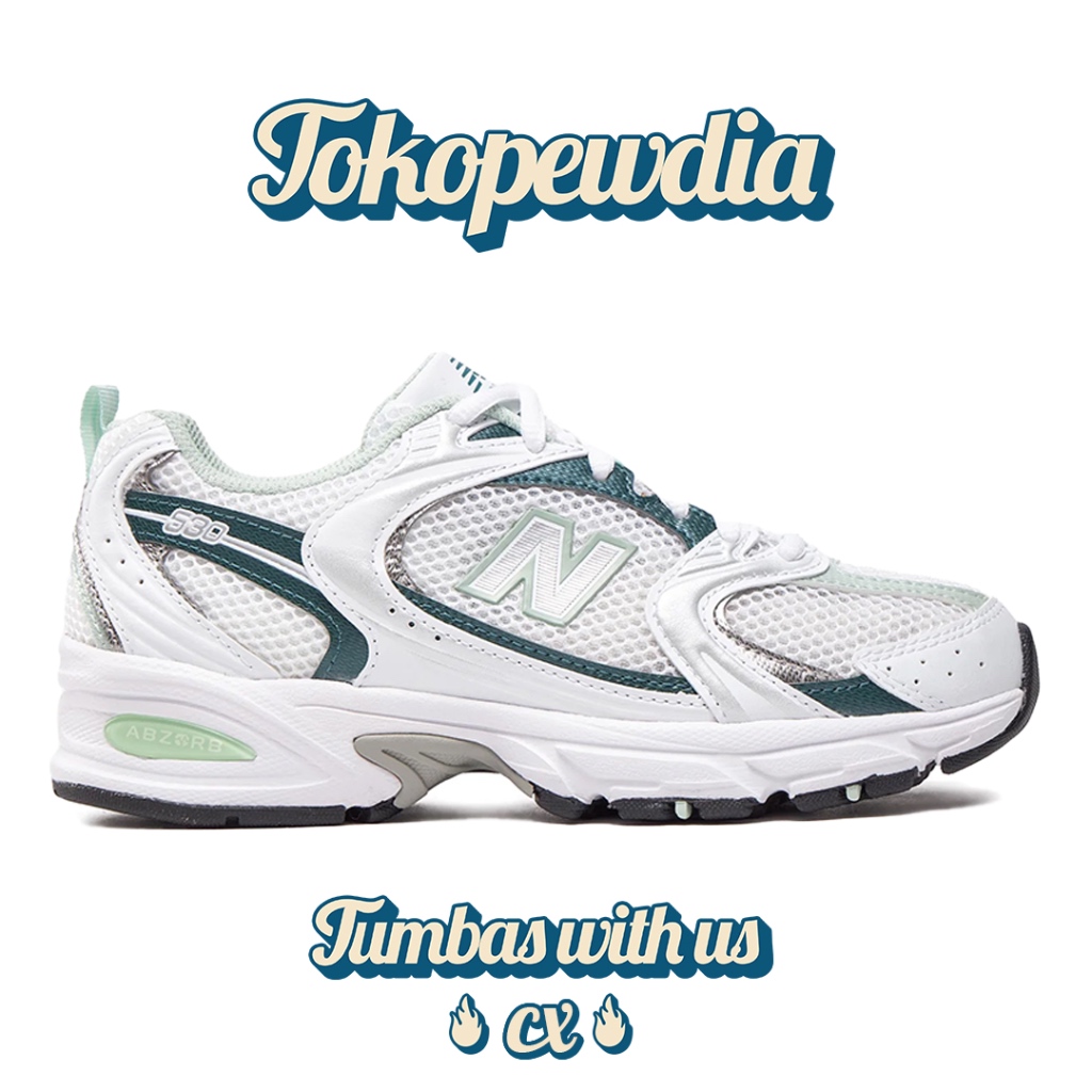 New Balance 530 White Green (MR530RB)