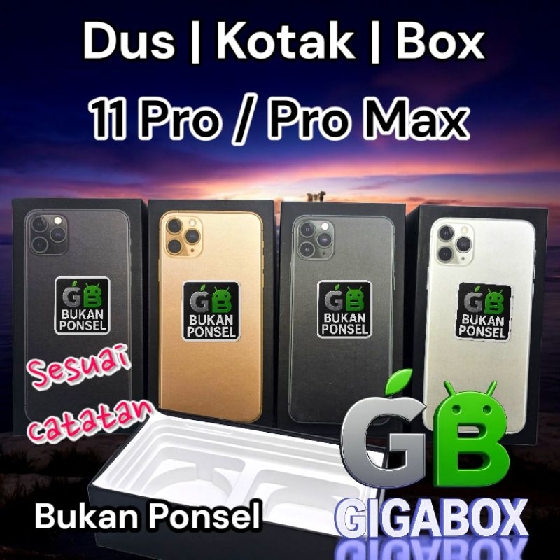 

D3v!! (Sesuai Catatan) Dus Kardus Box 11 Pro / 11 Pro Max Kemasan Premium Dan Elegan