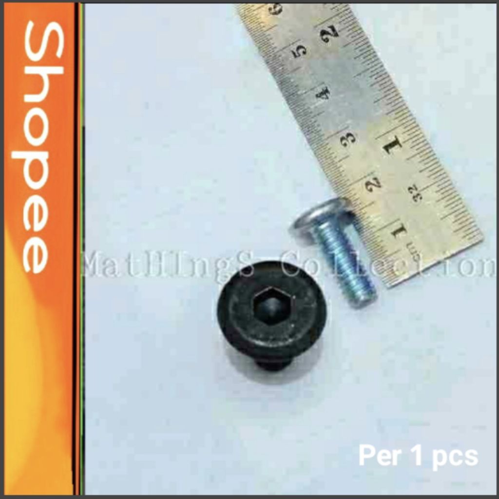 Baut L Datar - Baut Knockdown - Baut Flat Kunci L - Baut Plat L