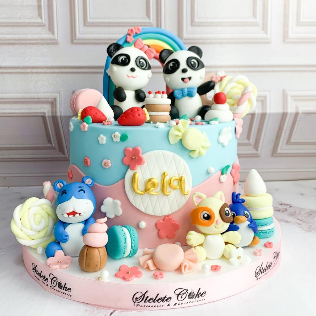 

Kue Ulang Tahun/Birthday Cake/Kue Ultah Tema Panda/Panda Cake/Kue Birthday jakarta