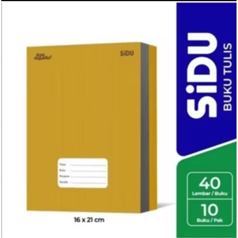 

[ECERAN] Buku tulis merk SIDU kraft 40 lembar