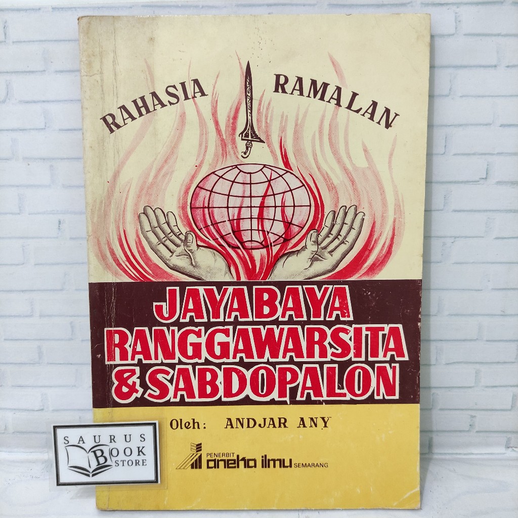 (ORIGINAL) Buku Rahasia Ramalan Jayabaya Ranggawarsita & Sabdopalon (Andjar Any)