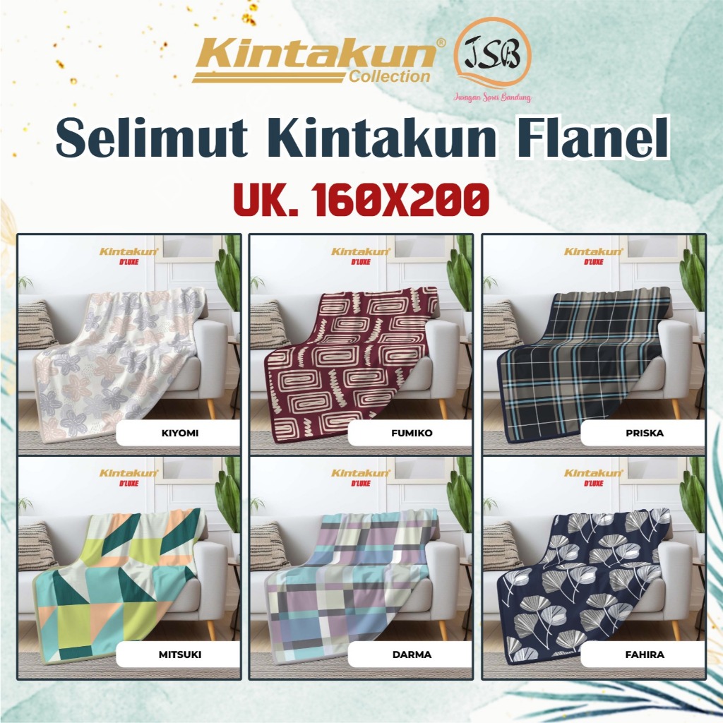 Selimut Dewasa Kintakun Micro flanel Uk 160x200 Selimut Bulu / Selimut / Selimut kintakun / Kintakun
