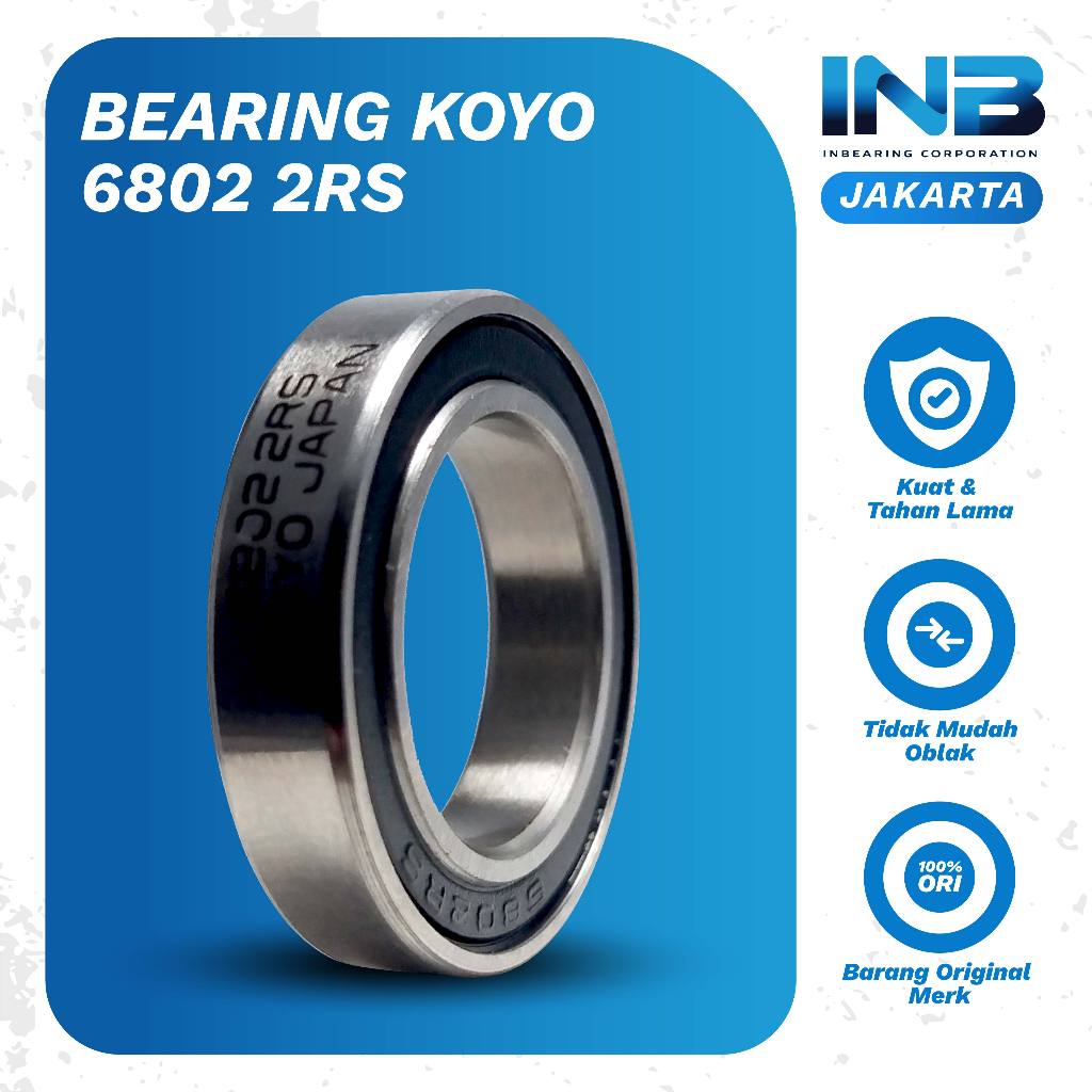 Laker Bearing 6802 2rs KOYO Bearing Laker Conrod Arm Vixion Unitrack Vixion Old Original KOYO INB JA
