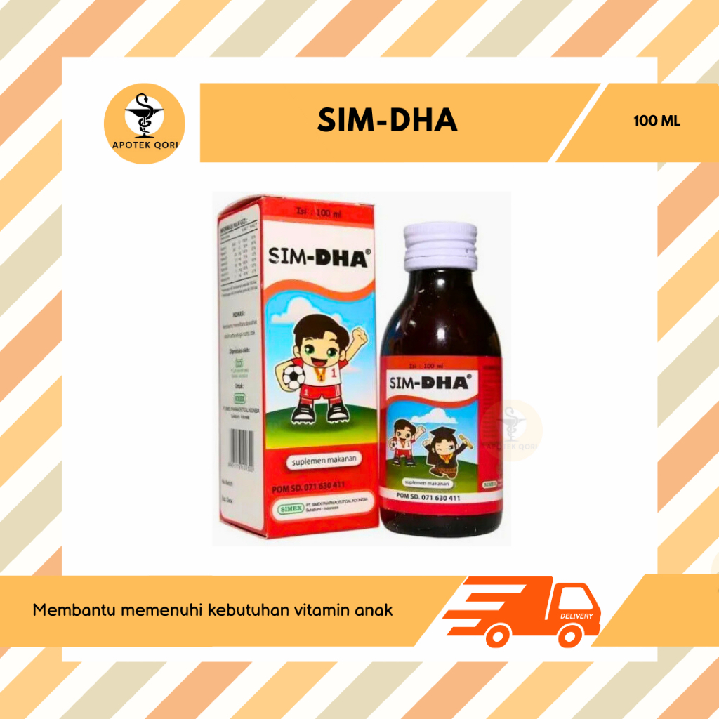 SIM-DHA SIRUP 100 ML / SUPLEMEN KESEHATAN ANAK