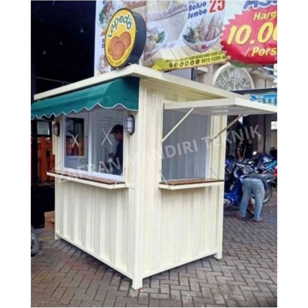 [CUSTOM 13] Booth Container Usaha Kekinian