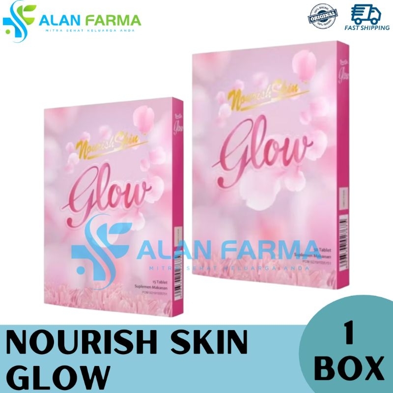 Nourish Skin Glow Isi 15 dan 30 Tablet | Nourishskin | Nourish Skin Glow