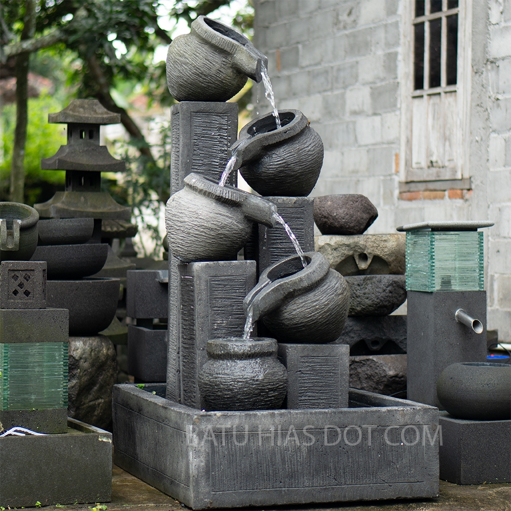 BatuHias Air Mancur / Hiasan Taman Dekorasi Rumah Minimalis Kendi 5