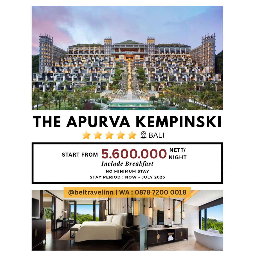Voucher Hotel The Apurva Kempinski Bali