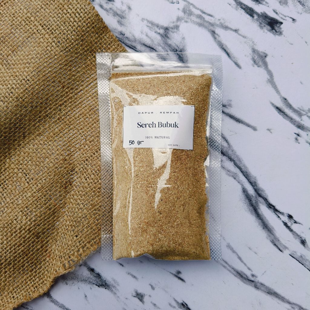 

Serai Sereh Sere Bubuk Lemongrass Powder