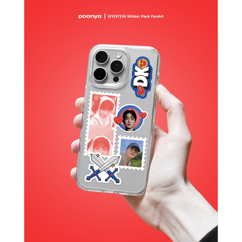 

Phone Sticker Pack Fan Art - DK (SEVENTEEN)