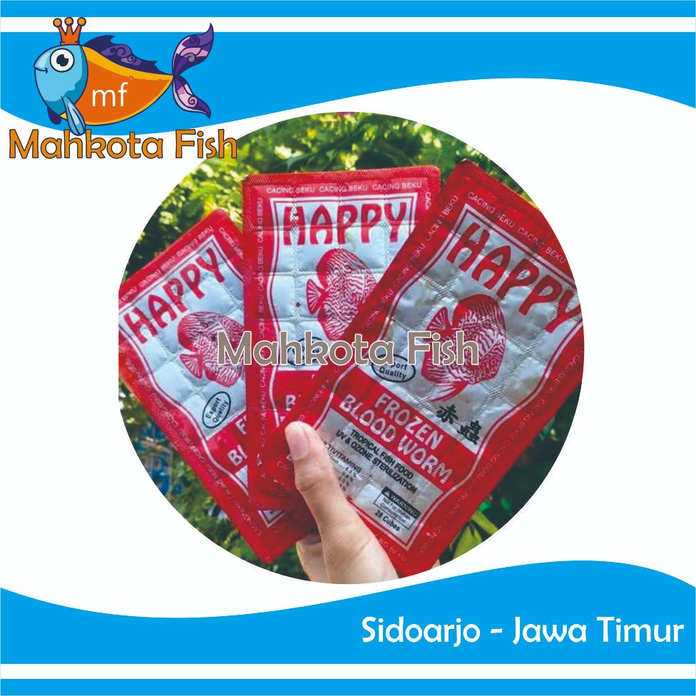 Cacing Beku happy | Cabek Frozen | Cabek Kapsul | Cacing beku Kapsul Happy