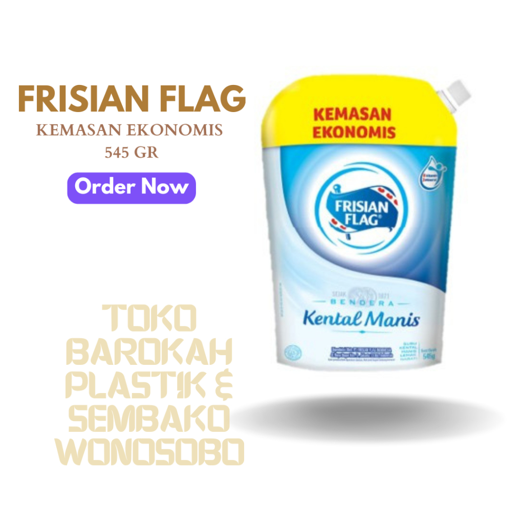 

Frisian Flag Kental Manis Pouch 560 Gr / Susu Kental Manis