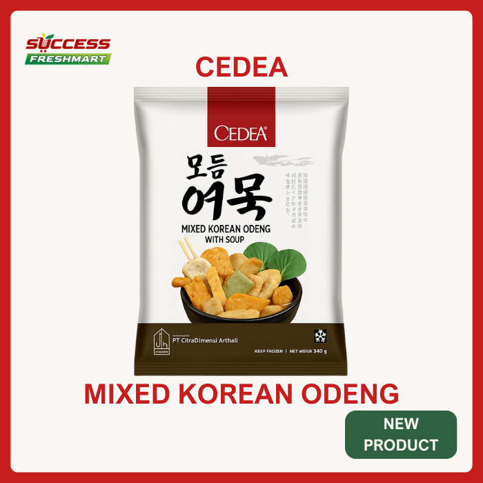 

cedea mixed korean odeng with soup 340 gram