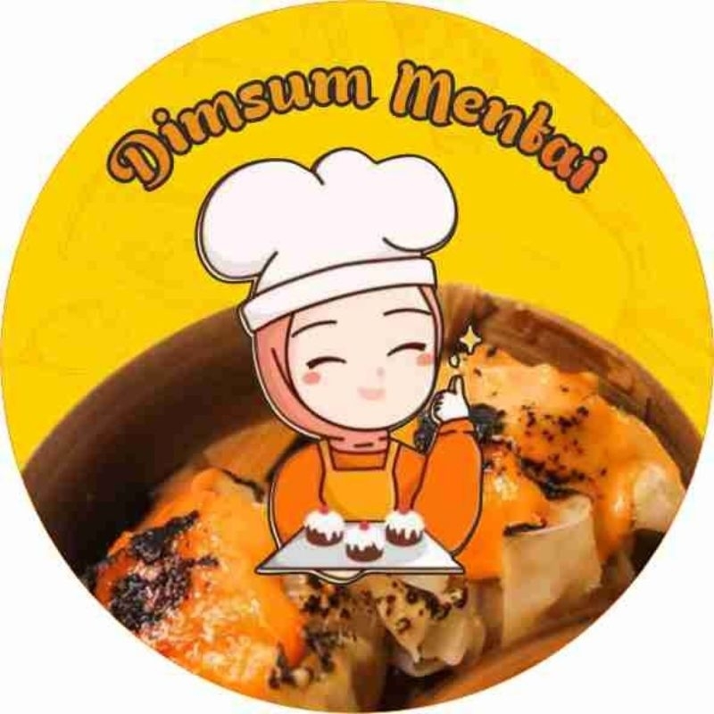 

150 PCS Stiker Dimsum Stiker Label Produk Dimsum