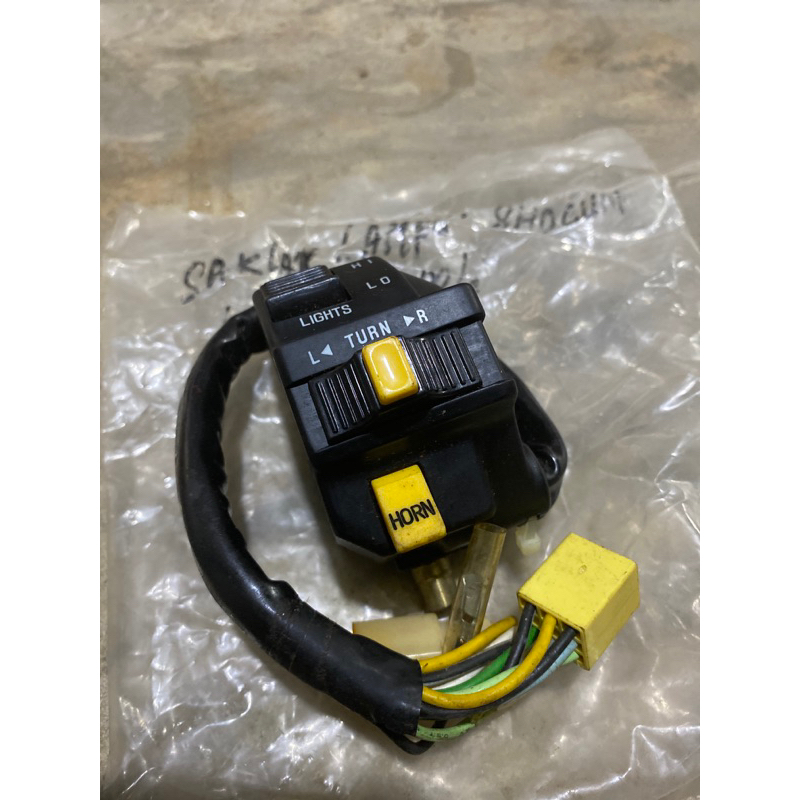 sakelar saklar holder kiri suzuki satria R 120 satria S 120 lumba hiu agresif LSCM tornado shogun R 