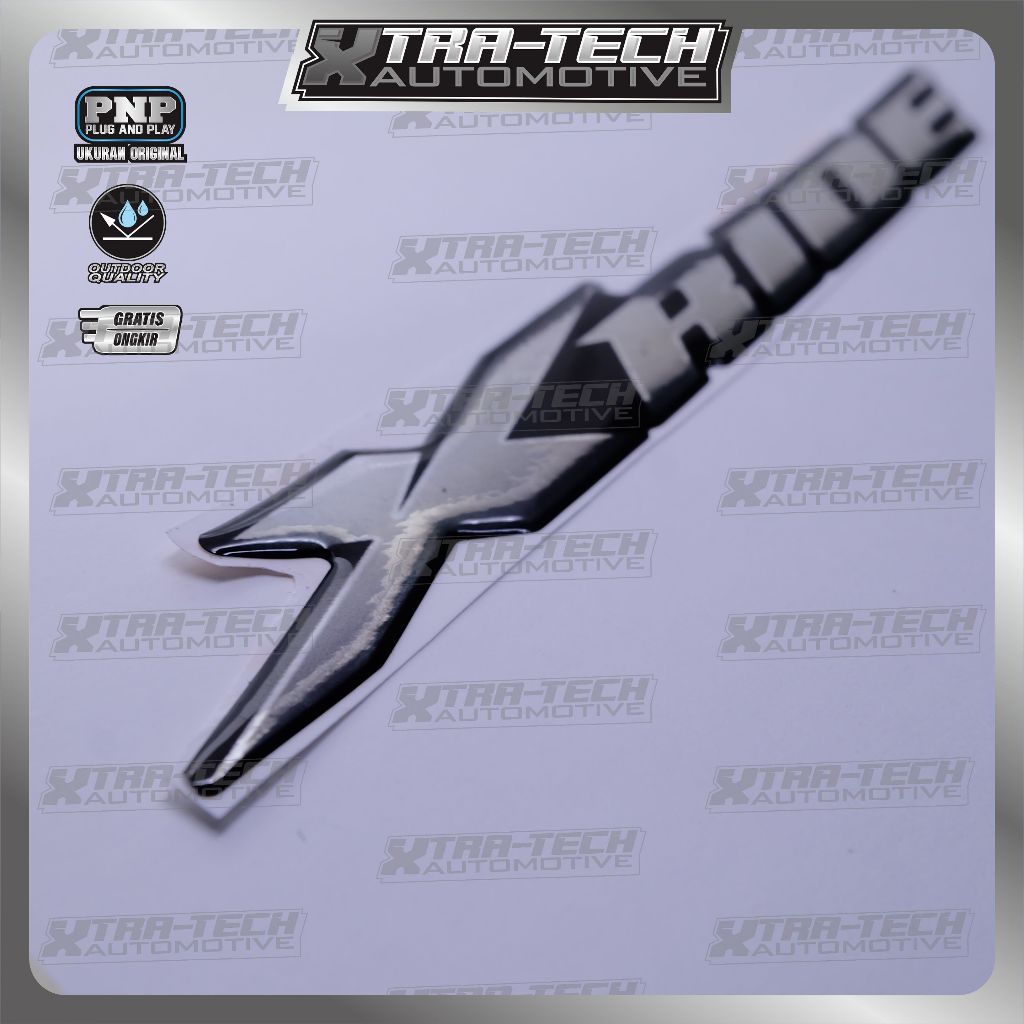 Emblem yamaha xride / emblem timbul yamaha xride / emblem titanium xride / stiker logo yamaha xride