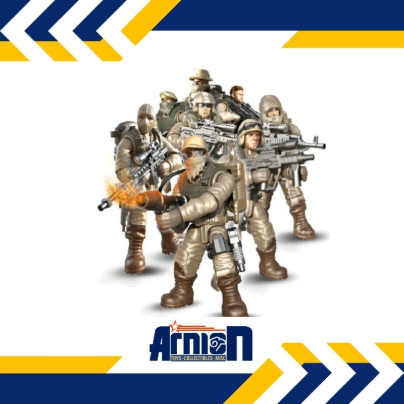 Mainan Brick Balok Susun Tentara Special Dessert Soldier