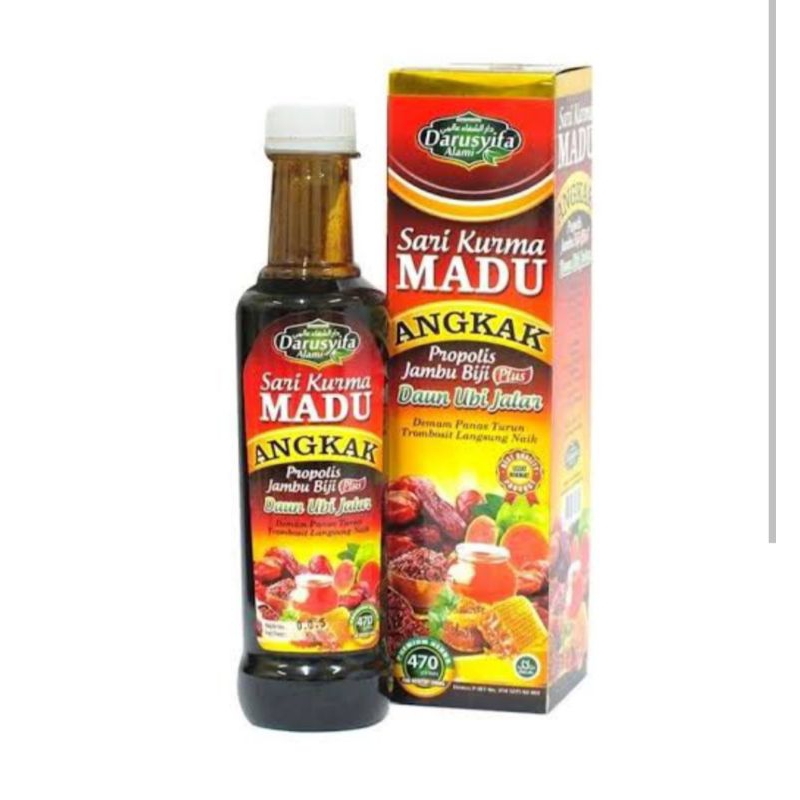 

Sari kurma madu angkak darusyifa plus propolis jambu biji