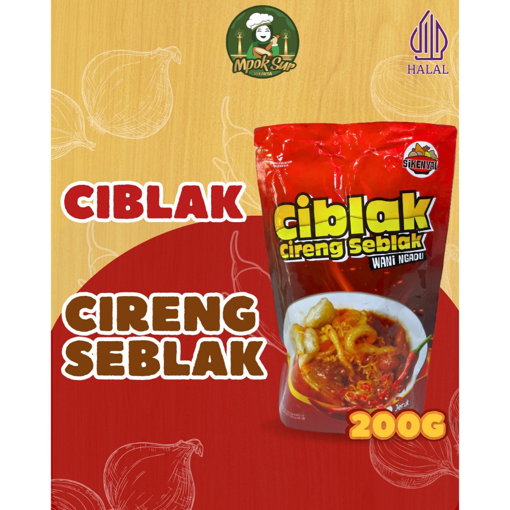 

Ciblak Cireng Seblak Pedas Instan 200gr