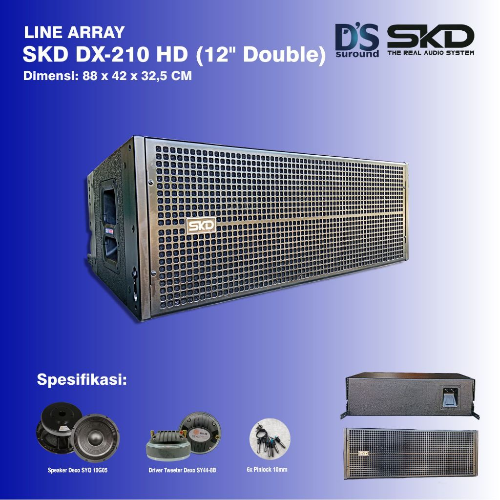 SKD DX-210 HD LINE ARRAY 10 INCH DOUBLE
